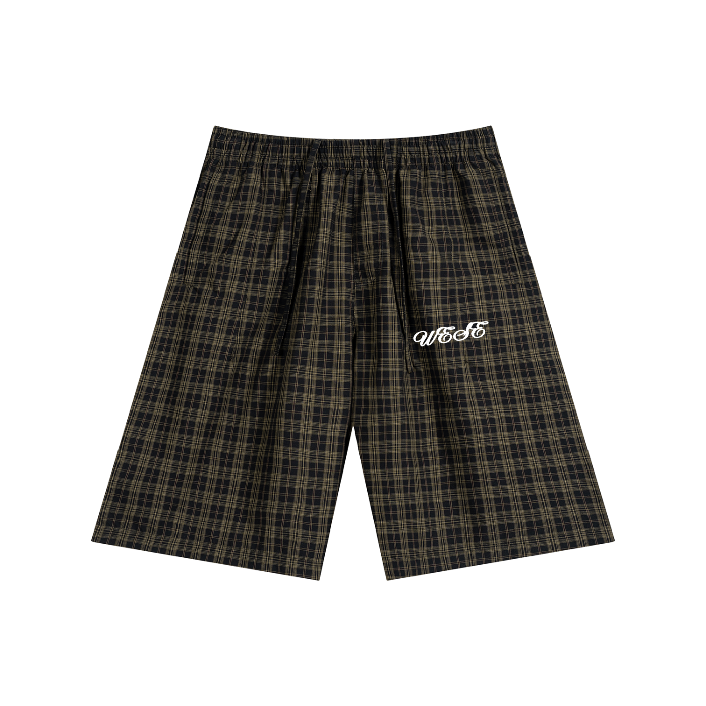 WESE - Plaid Wide Leg Shorts