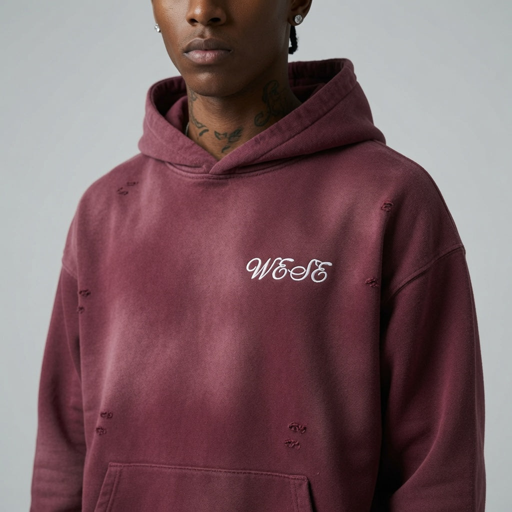WESE - Sunfade Frayed Hoodie