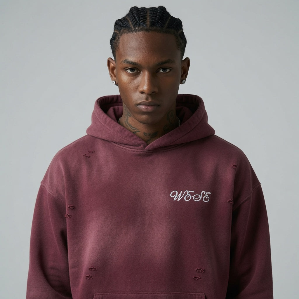 WESE - Sunfade Frayed Hoodie
