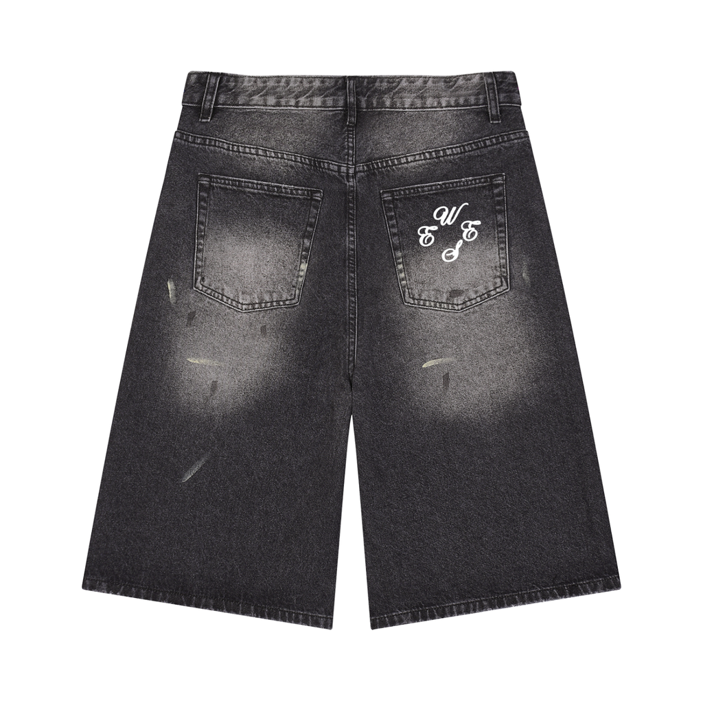 WESE - WASHED DENIM JORTS